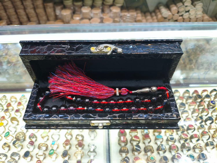 تسبیح شیشه ای 33 دانه