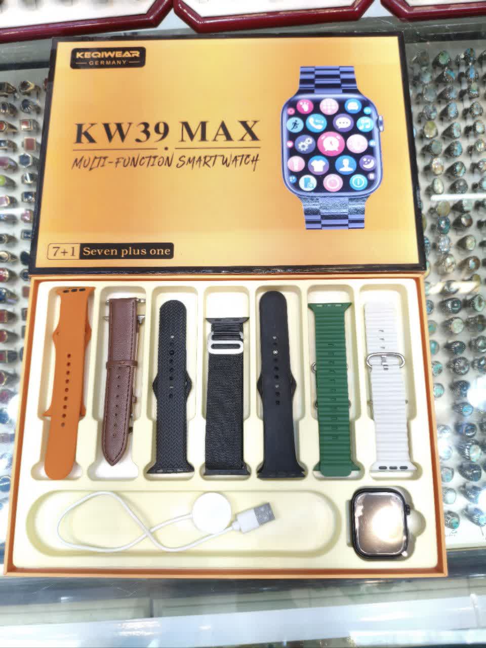 ساعت هوشمند KEIWEAR KW39 MAX چندبندی | بندهای متنوع + صفحه رنگی | مناسب استفاده روزمره