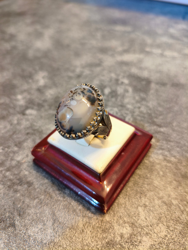 انگشتر مردانه عقیق شجر