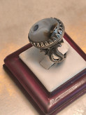 انگشتر مردانه طرح نقره روس با نگین عقیق شجر اصل با طرح بسیار زیبا